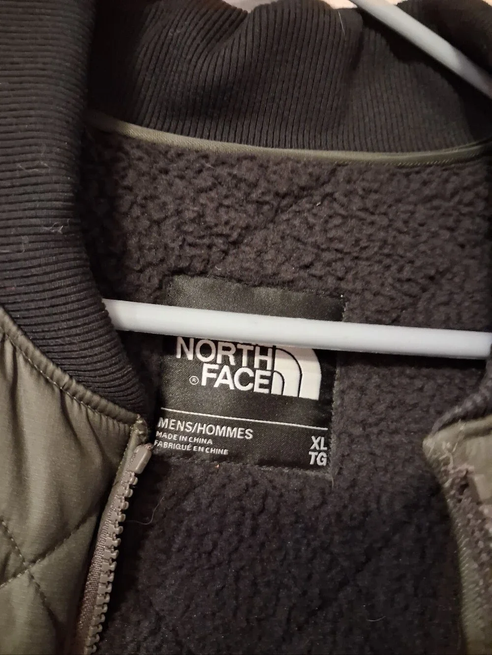 The North Face Cuchillo Insulated Men's Quilted Olive Vest - Dark Green Sz XL